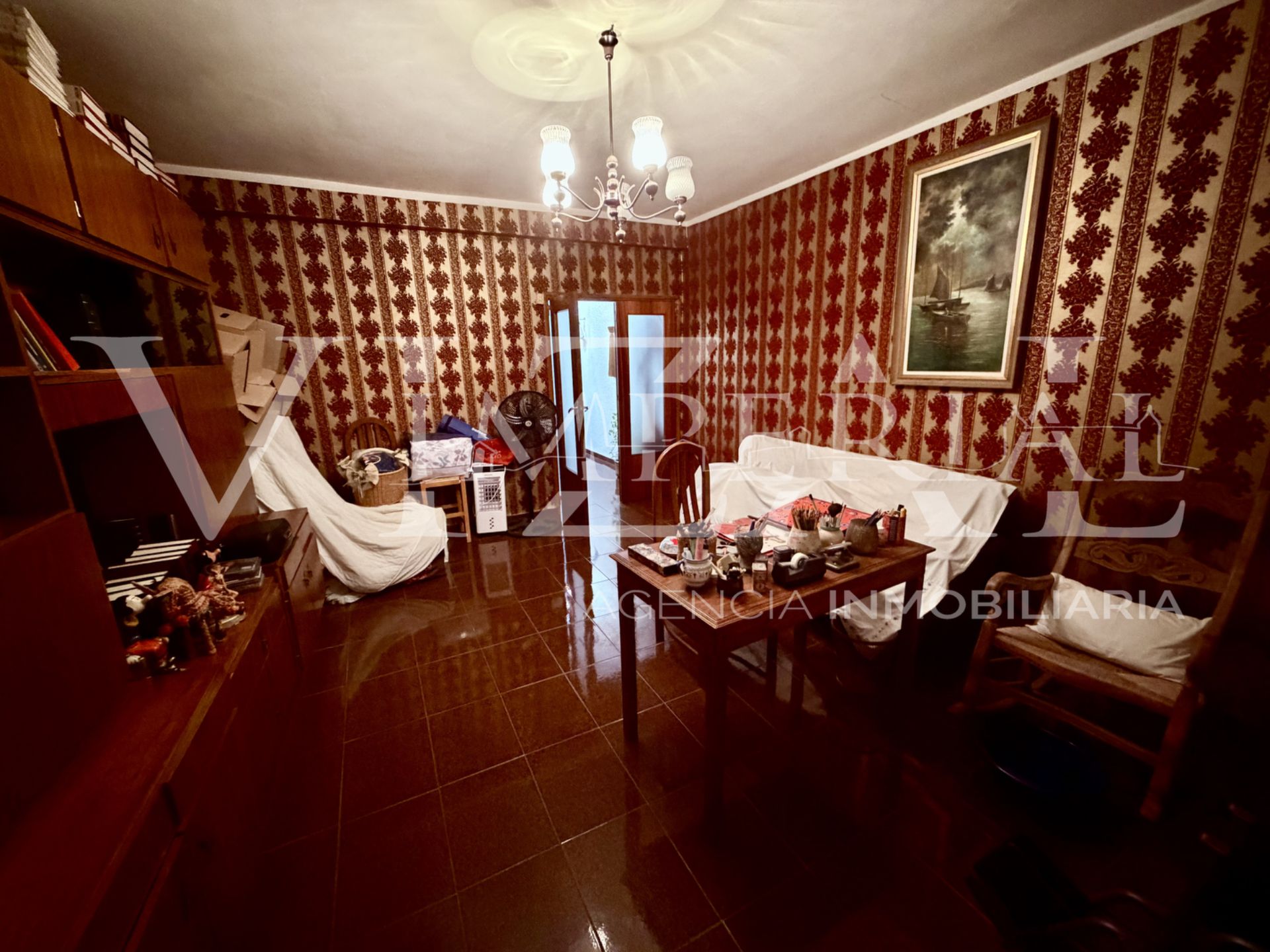 Sala d'estar de Pis en venda en  Toledo Capital amb Calefacció i Terrassa