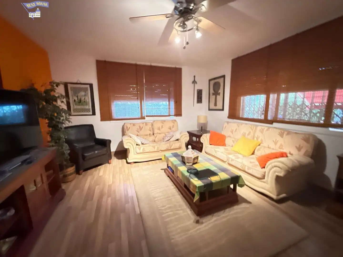 Sala de estar de Casa o chalet en venta en Caldes de Montbui con Aire acondicionado, Calefacción y Jardín privado