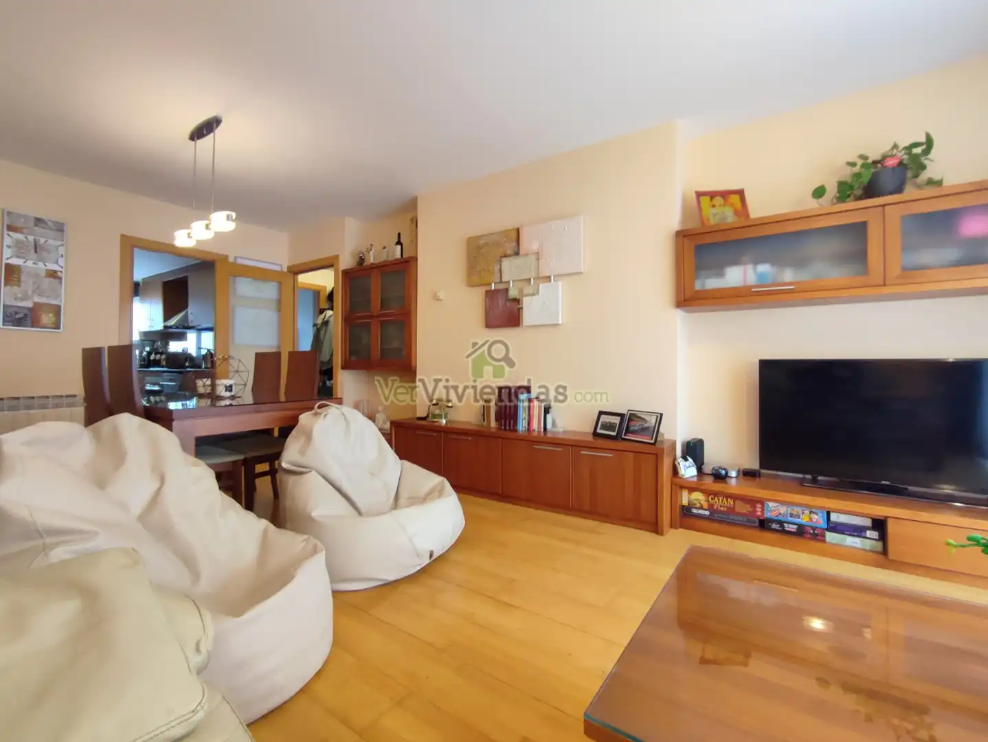 Sala de estar de Piso en venta en Barcelona con Aire acondicionado, Calefacción y Parquet