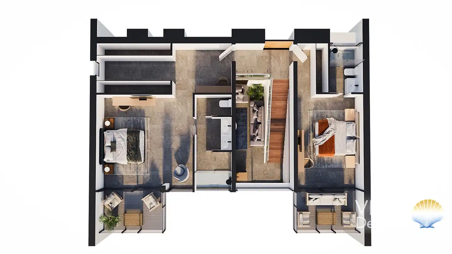 Bedroom of Houses for sale in Calpe / Calp  with Air Conditioner, Heating and Private garden