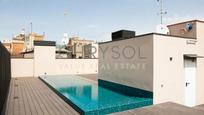 Piscina de Pis en venda en  Barcelona Capital amb Aire condicionat, Calefacció i Terrassa