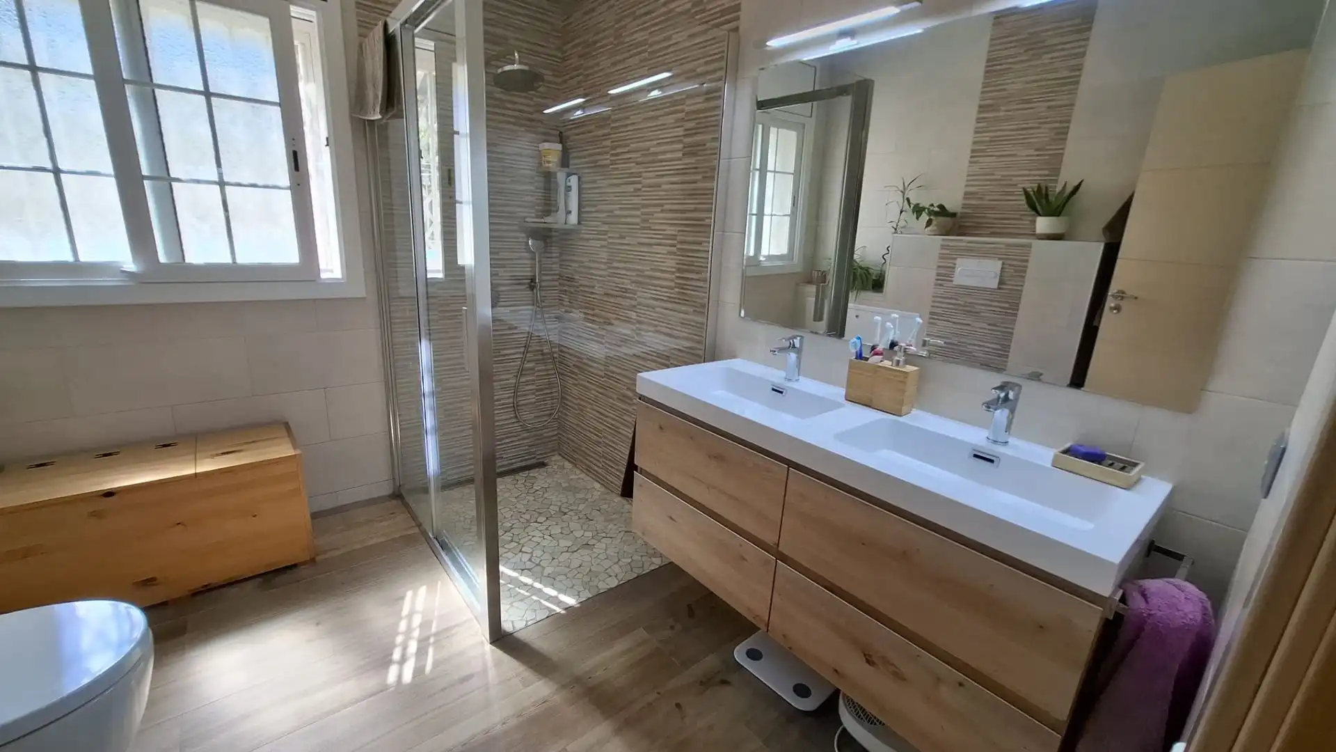 Baño de Casa o chalet en venta en Vallirana con Aire acondicionado, Calefacción y Terraza