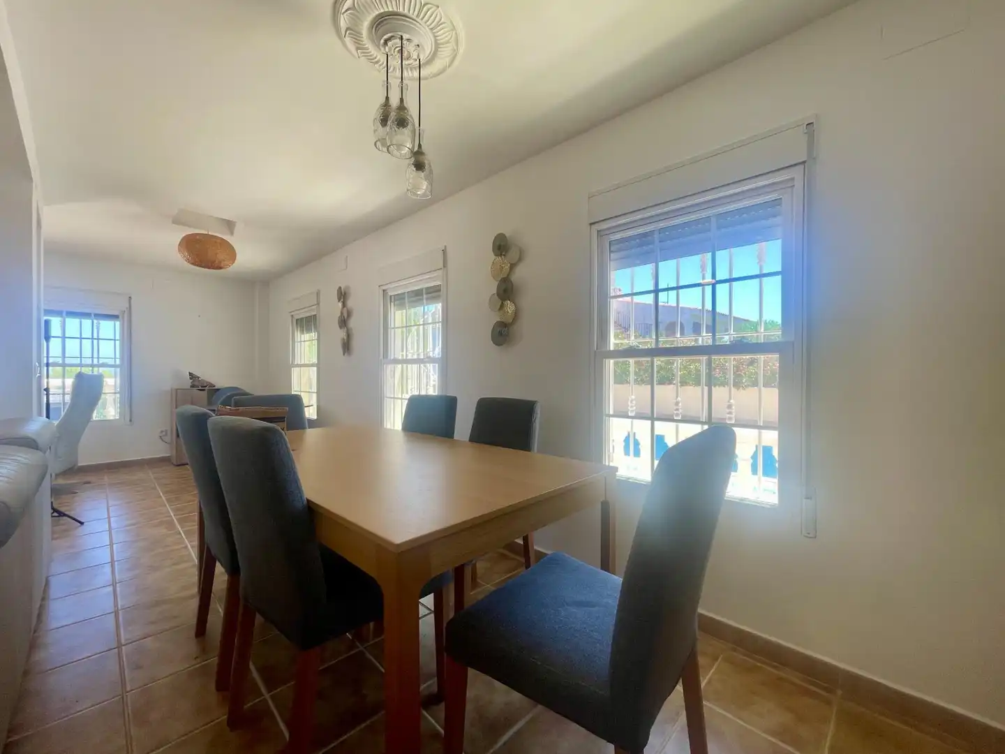Comedor de Casa o chalet en venta en Peñíscola / Peníscola con Aire acondicionado, Jardín privado y Terraza