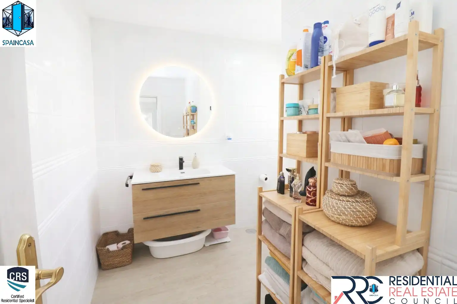 Baño de Casa o chalet en venta en Aljaraque con Aire acondicionado, Calefacción y Terraza