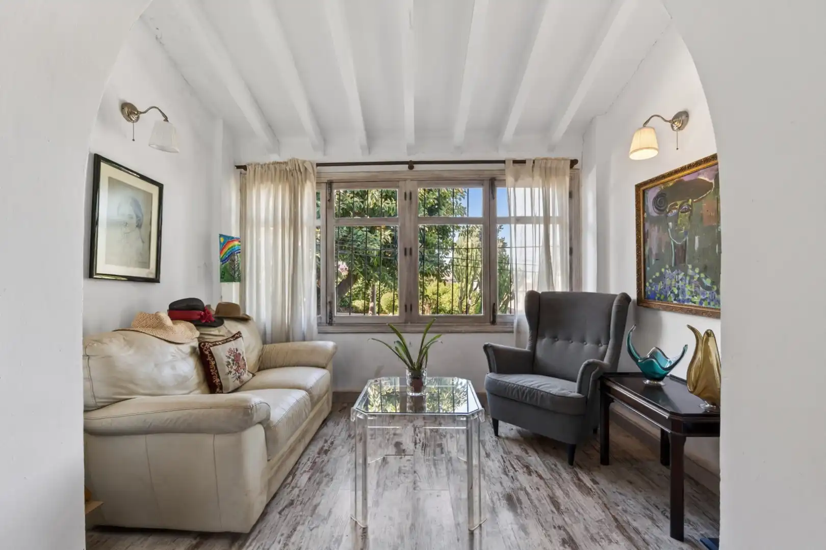 Living room of Houses for sale in Torremolinos  with Air Conditioner, Private garden and Terrace