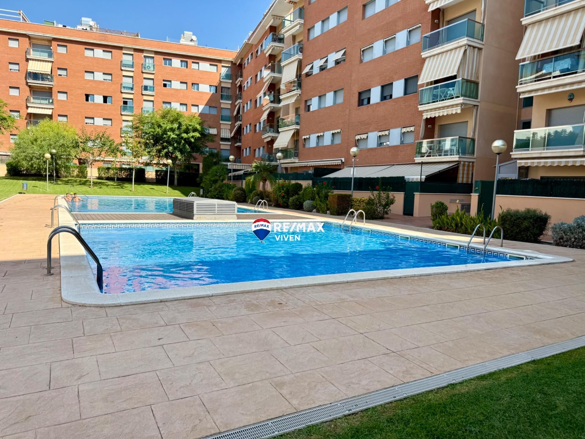 Swimming pool of Flat for sale in Calafell  with Air Conditioner, Heating and Private garden