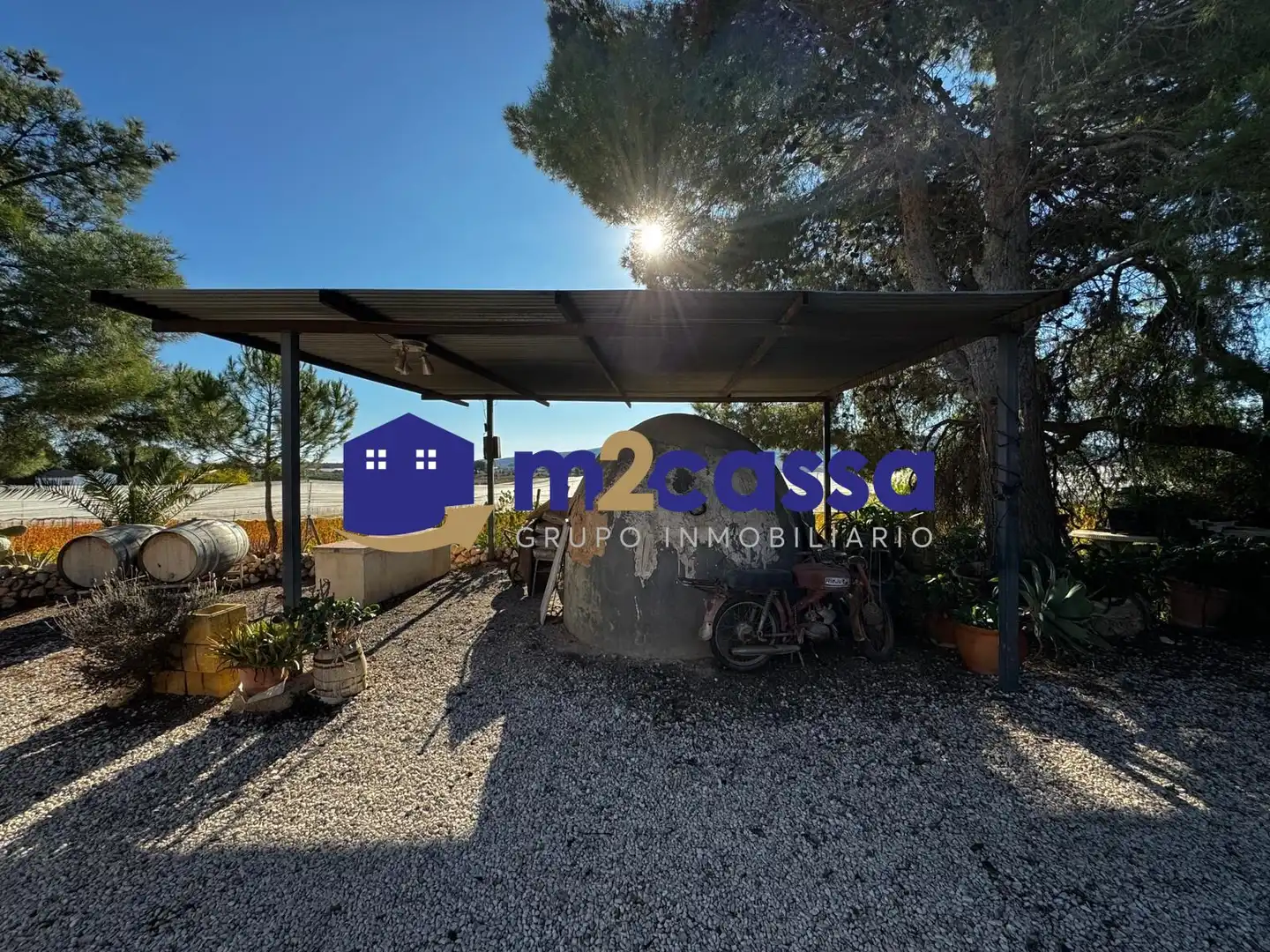 Vista exterior de Casa o xalet en venda en Aledo amb Aire condicionat i Jardí privat