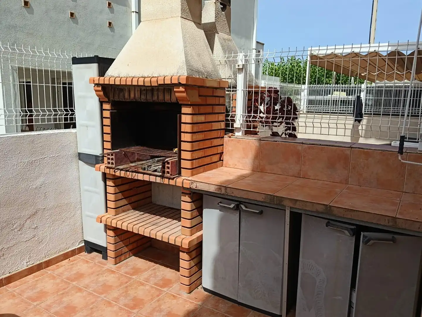 Terrace of Detached homes for sale in Almazora / Almassora  with Air Conditioner and Community pool