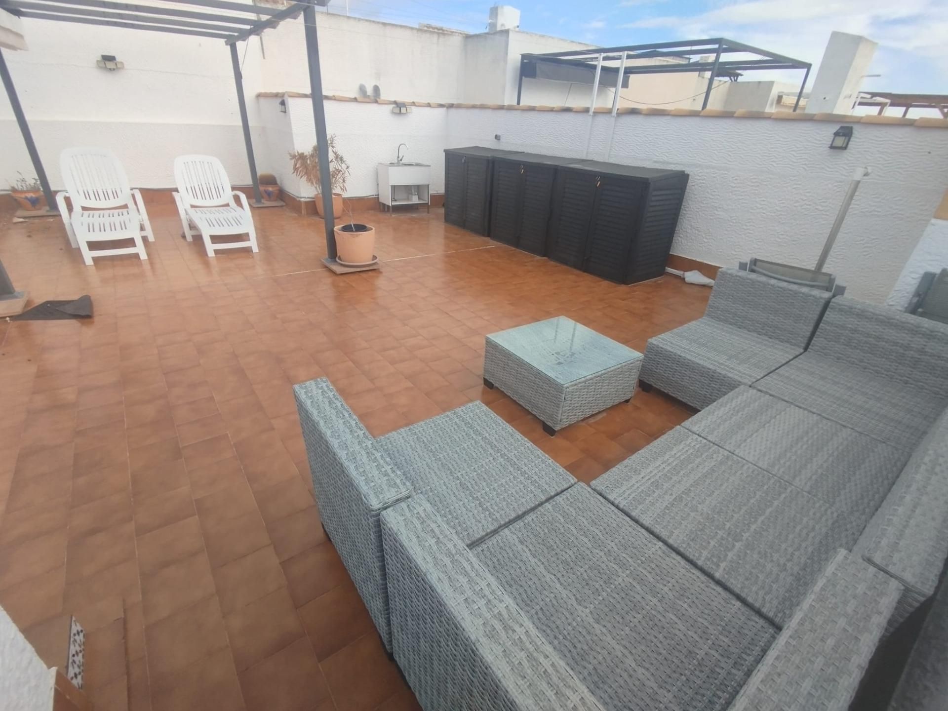Terrace of House or chalet for sale in Orihuela  with Air Conditioner, Private garden and Terrace