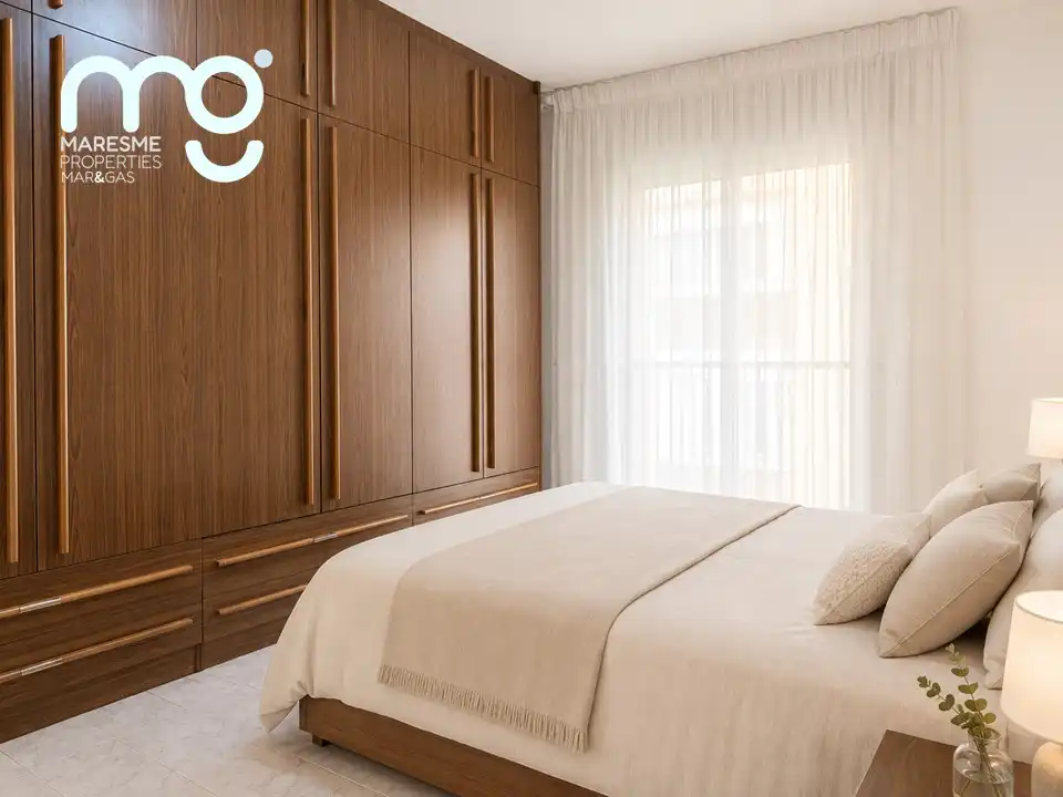 Bedroom of Flat for sale in Mataró  with Air Conditioner, Heating and Terrace