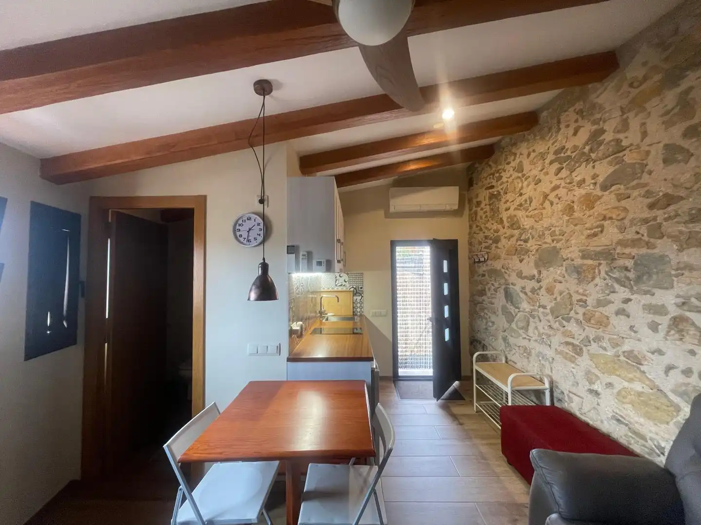 Cocina de Loft de alquiler en Jafre con Aire acondicionado, Calefacción y Parquet