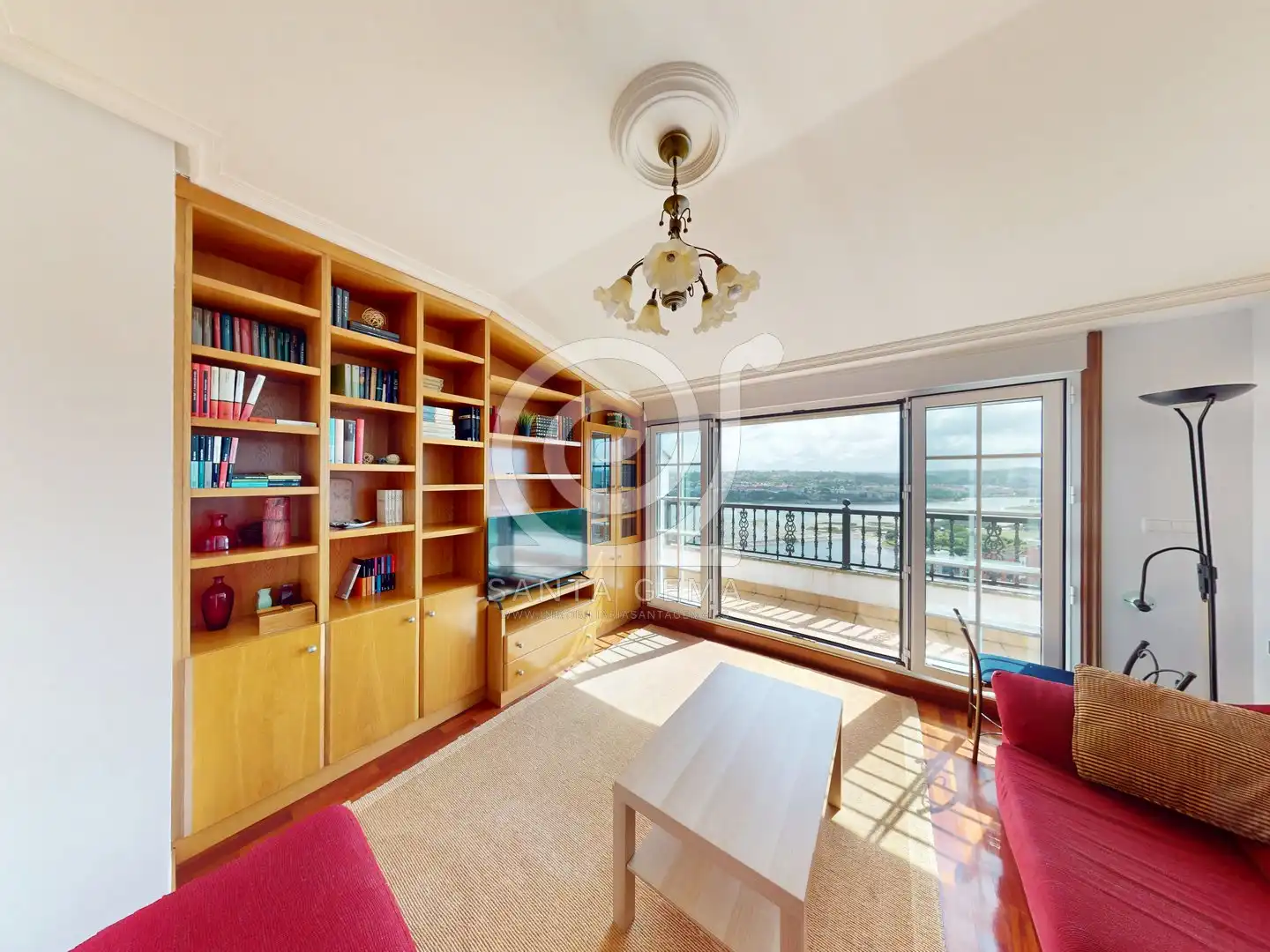 Sala de estar de Ático en venta en Culleredo con Calefacción, Terraza y Trastero