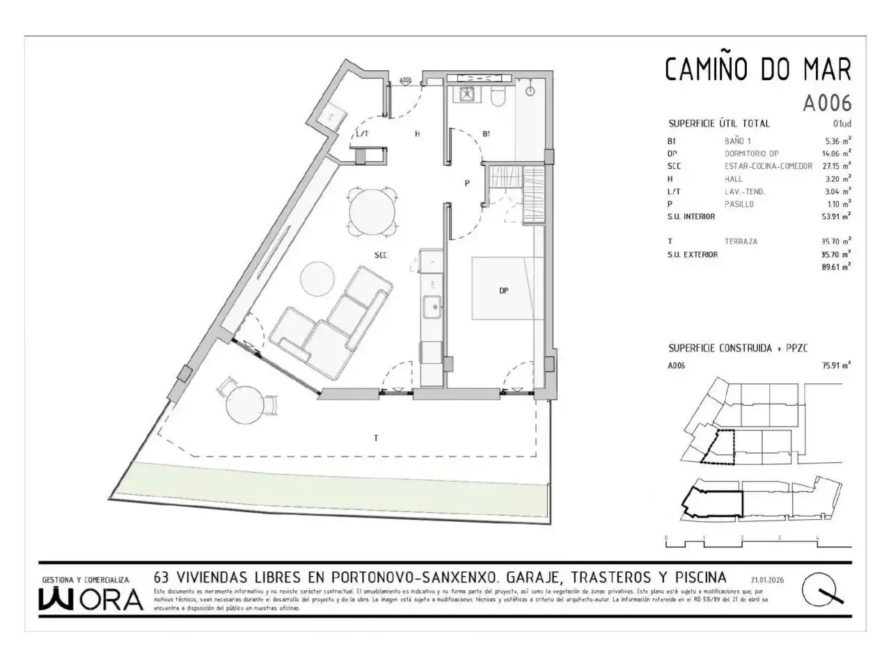 Wohnung mit Terrasse zum Verkauf in Calle Río, imagen 12