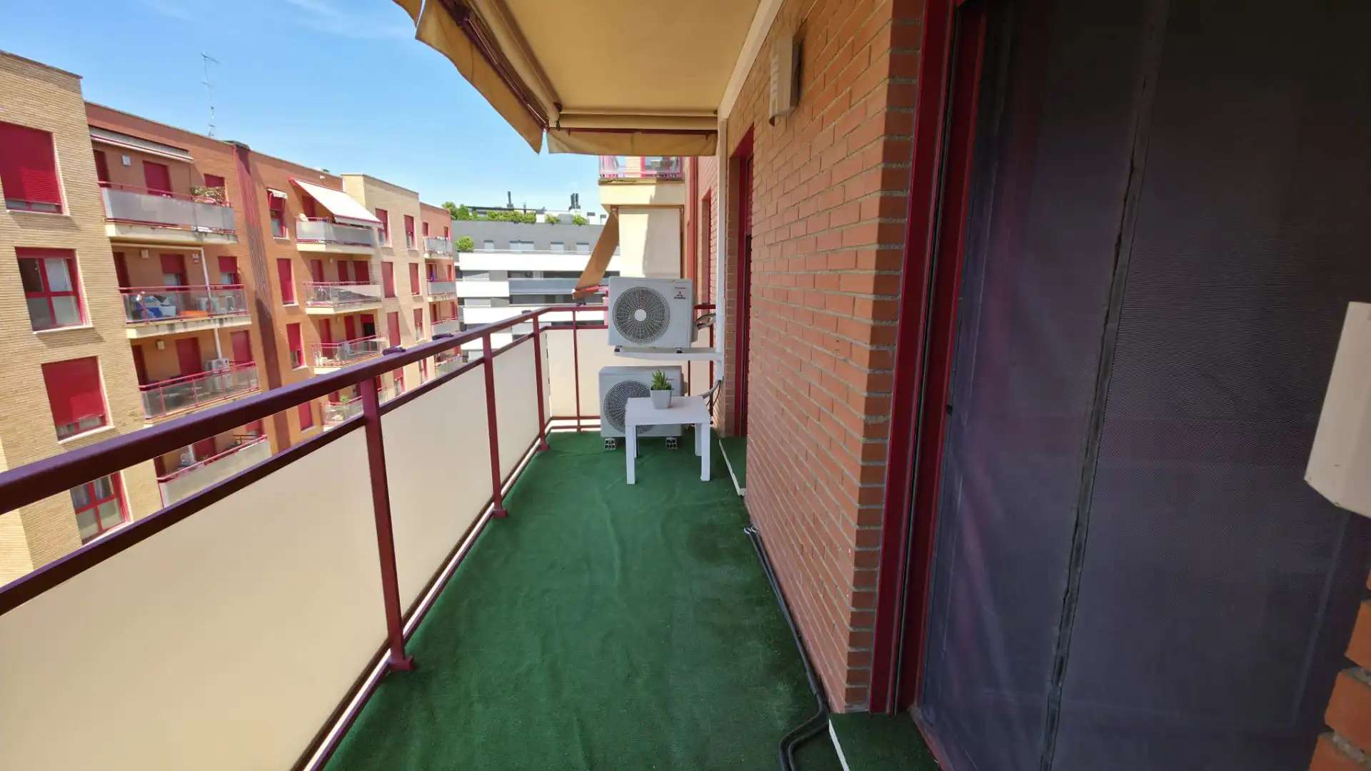 Terrassa de Pis de lloguer en Lleida amb Aire condicionat, Calefacció i Moblat