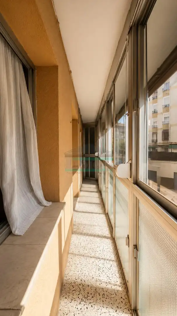 Balcony of Flat for rent in Granada  with Air Conditioner, Furnished and Oven