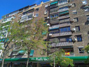 Exterior view of Flat to rent in  Madrid Capital  with Air Conditioner