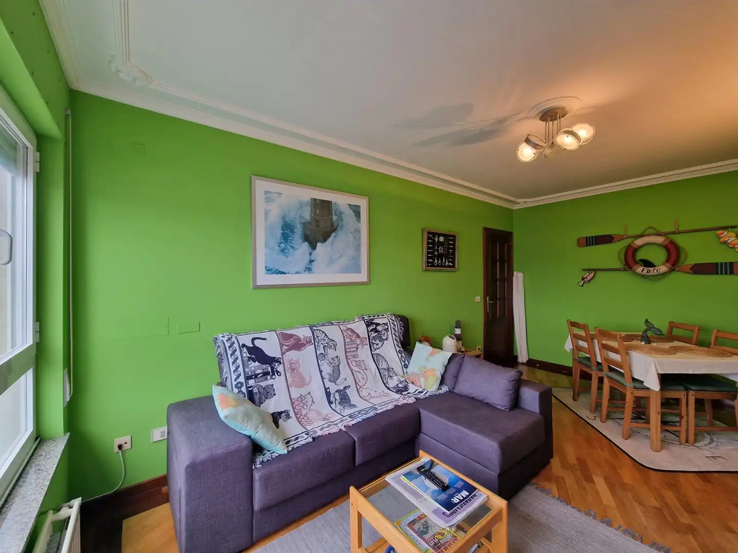 Wohnzimmer von Wohnung zum Verkauf in Ribadeo mit Heizung, Terrasse und Abstellraum
