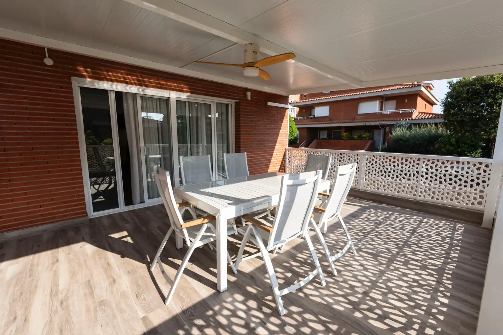 Terrace of Detached homes for sale in Torrefarrera  with Air Conditioner, Heating and Private garden
