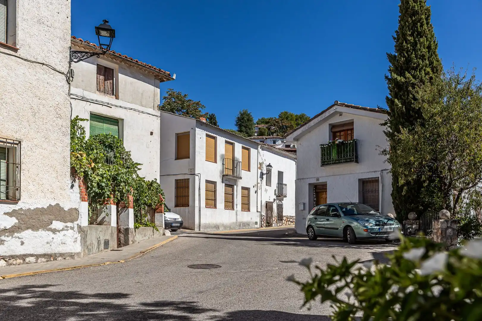 Außenansicht von Einfamilien-Reihenhaus zum Verkauf in Olmeda de las Fuentes mit Heizung und Terrasse