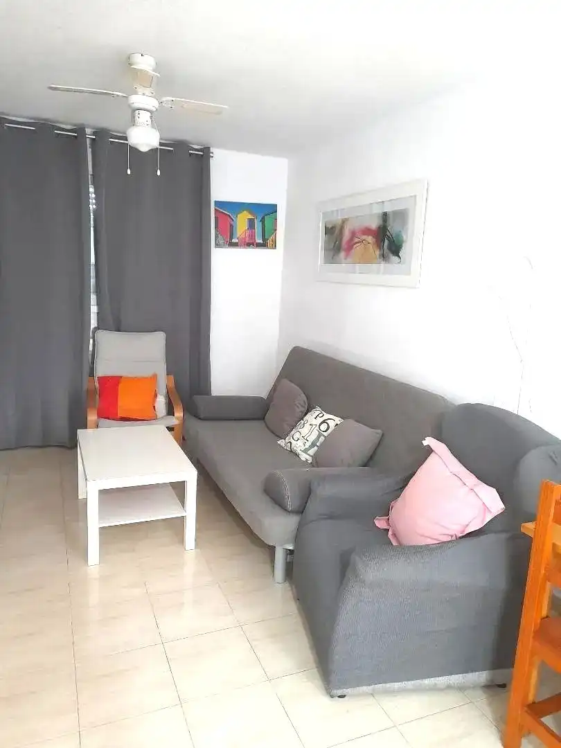 Living room of Flat for sale in La Antilla  with Terrace, Furnished and Washing machine