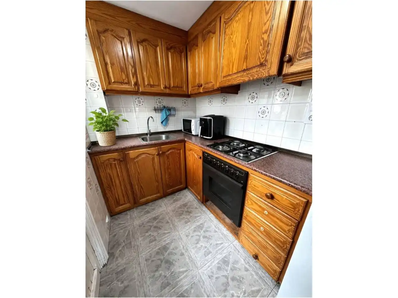 Kitchen of Flat for sale in Oliva  with Balcony