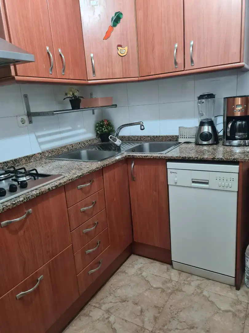 Küche von Wohnung zum Verkauf in Montcada i Reixac mit Klimaanlage, Heizung und Parkett