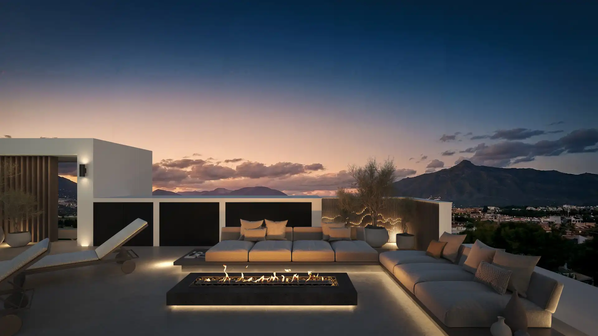 Terraza de Casa o chalet en venta en Marbella con Aire acondicionado, Calefacción y Jardín privado