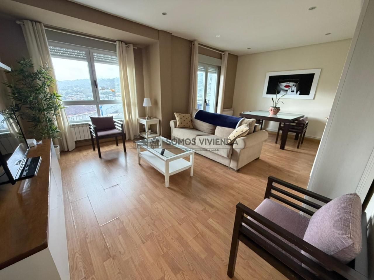 Sala de estar de Apartamento en venta en Ourense Capital  con Calefacción, Trastero y Balcón