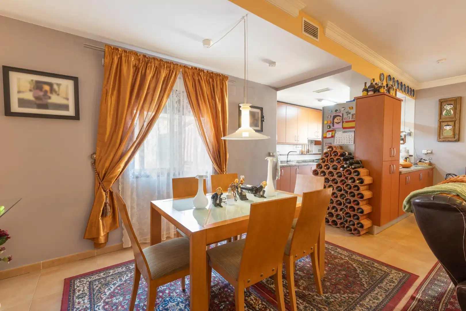 Dining room of Flat for sale in Güéjar Sierra  with Air Conditioner, Heating and Terrace