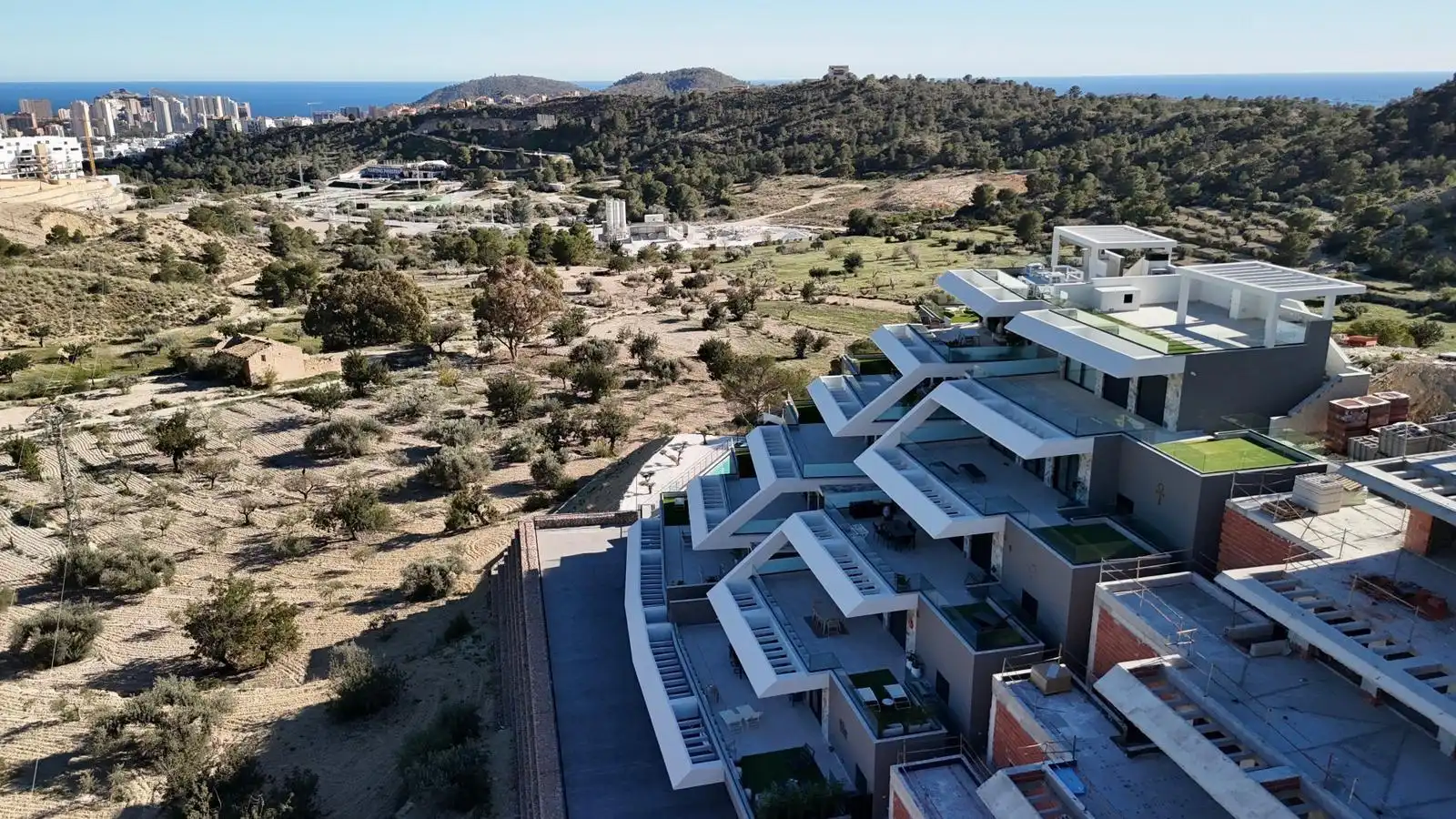Vista exterior de Apartament en venda en Finestrat amb Aire condicionat, Calefacció i Terrassa