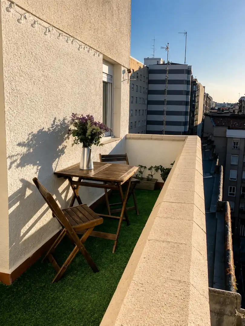 Terrace of Flat for rent in Santander  with Terrace, Furnished and Oven
