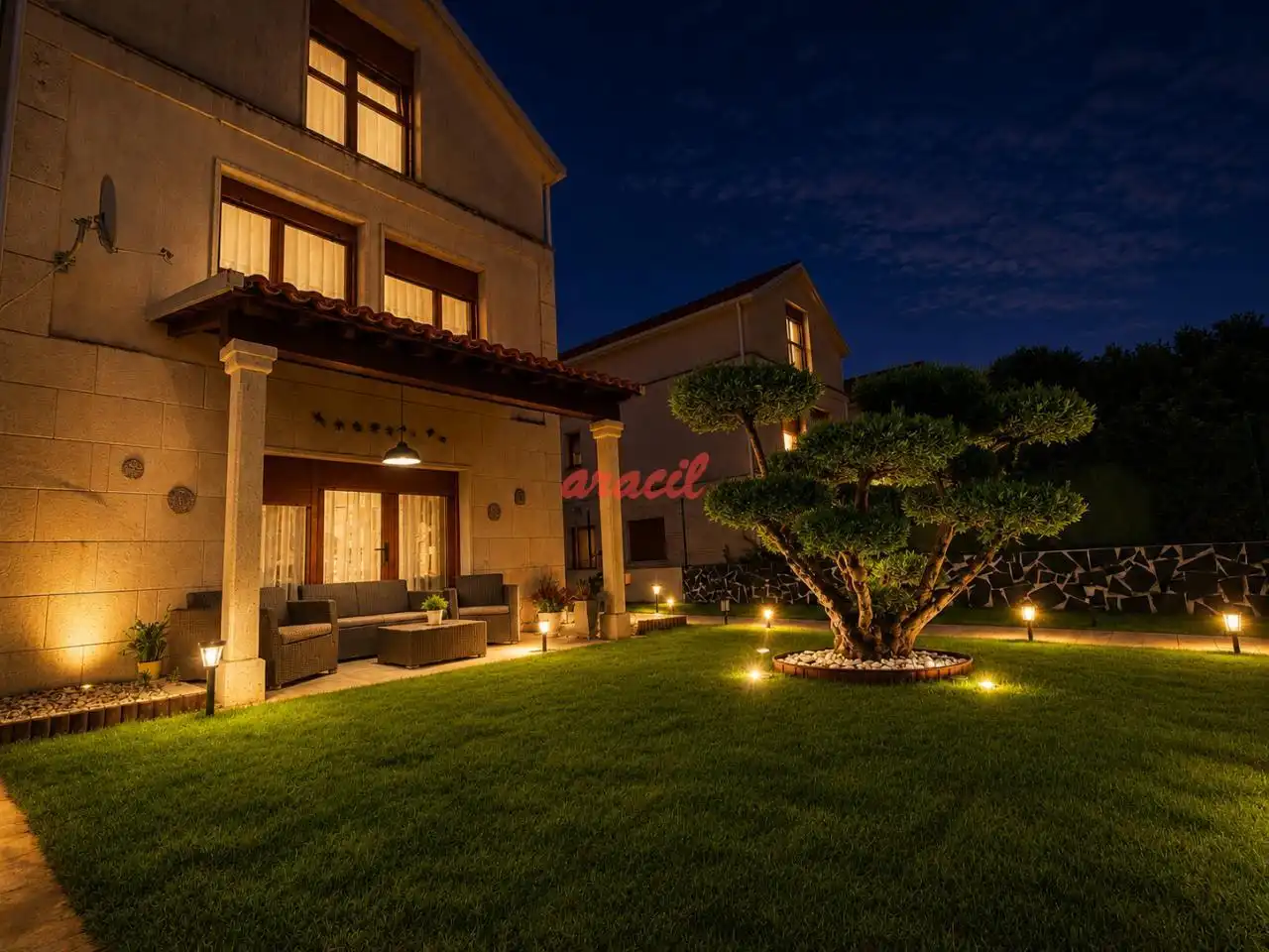 Terraza de Casa o chalet en venta en O Pereiro de Aguiar  con Calefacción, Jardín privado y Trastero