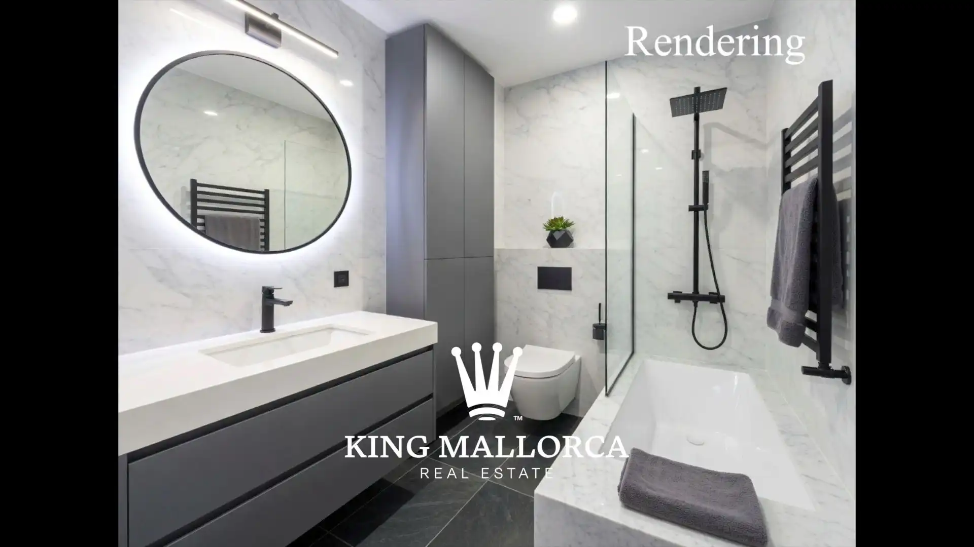 Bathroom of Flat for sale in  Palma de Mallorca  with Air Conditioner, Heating and Terrace
