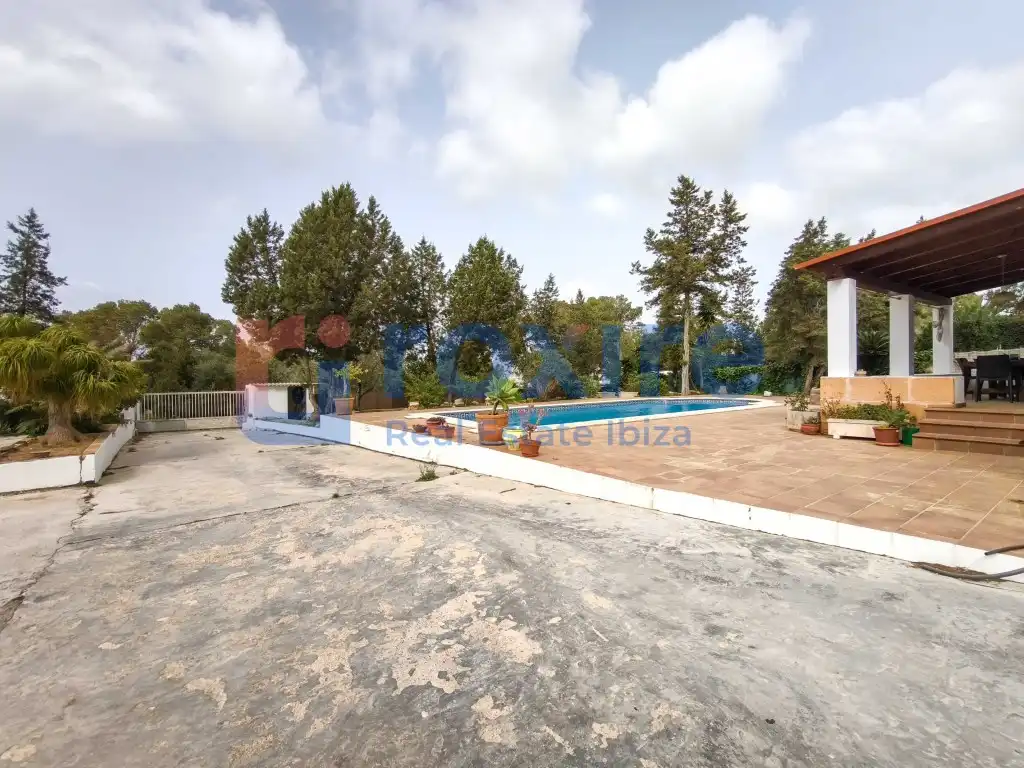 Exterior view of Houses for rent in Sant Antoni de Portmany  with Air Conditioner, Private garden and Terrace