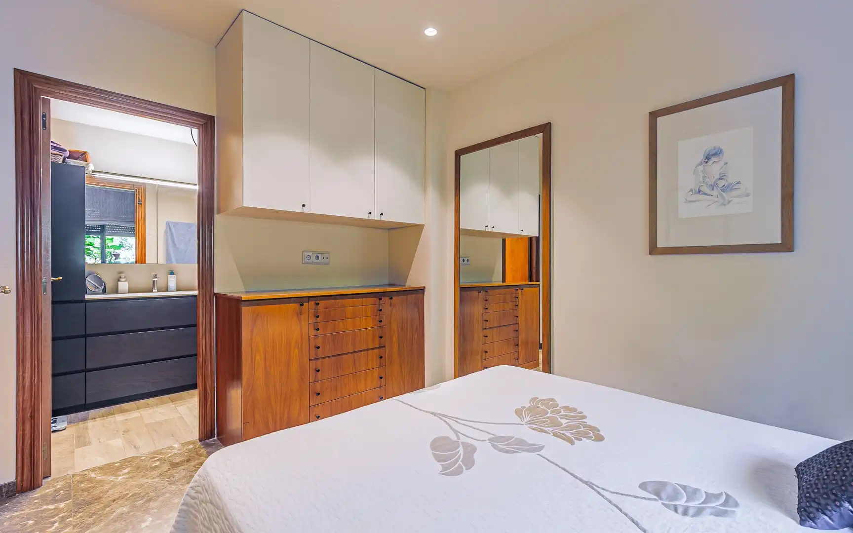 Bedroom of Duplexes for sale in Barcelona  with Heating, Furnished and Balcony