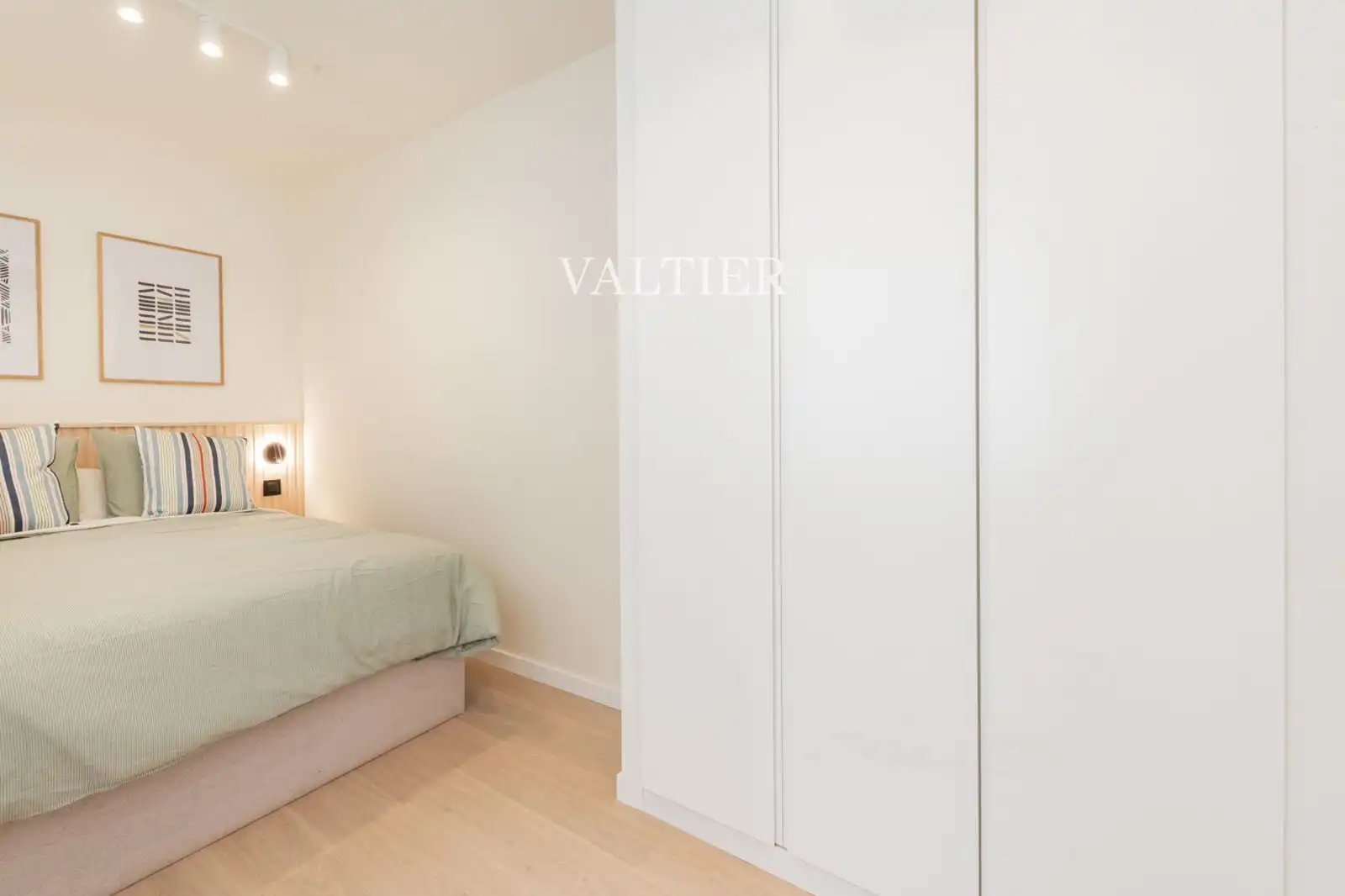 Schlafzimmer von Wohnung zur Miete in Madrid mit Klimaanlage, Heizung und Terrasse
