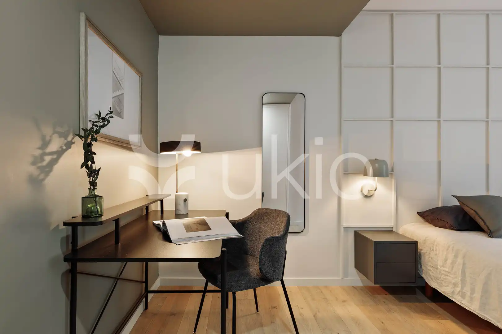 Bedroom of Apartments for rent in Barcelona  with Air Conditioner, Heating and Terrace