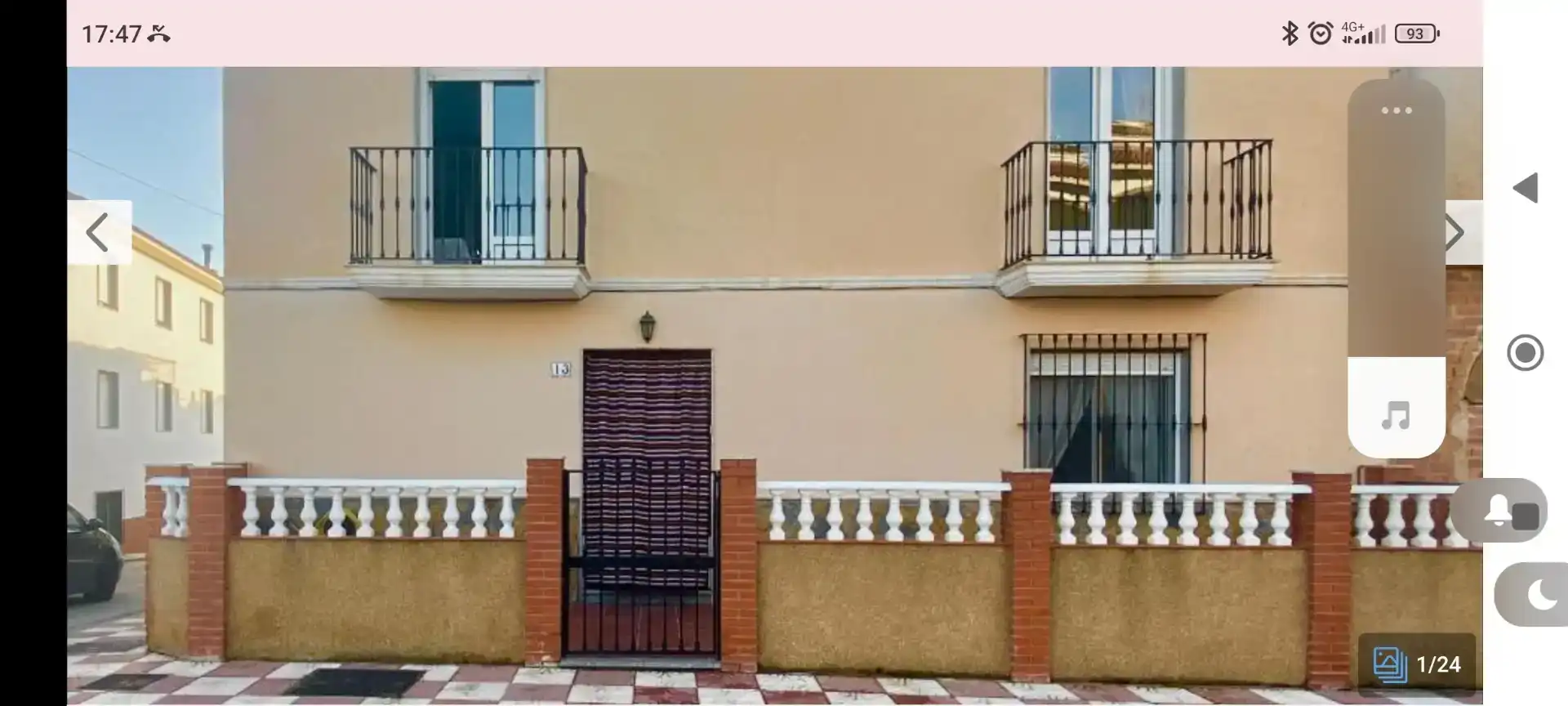 Exterior view of Detached homes for rent in Alfarnate  with Furnished, Washing machine and Microwave