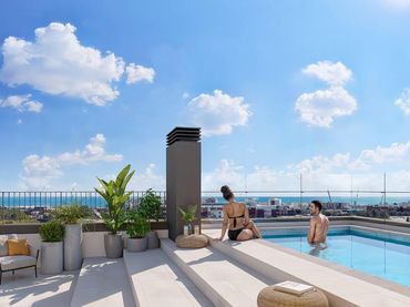 Neubau-Wohnung mit Pool zum Verkauf in Sants - Montjuïc