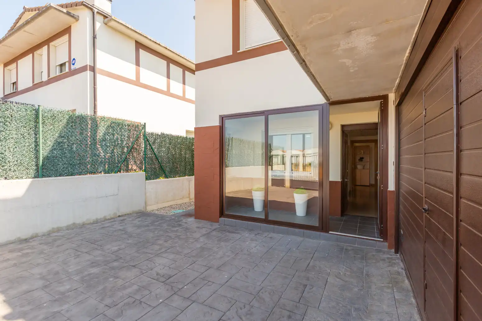 Terraza de Casa o chalet en venta en Berrioplano / Berriobeiti con Calefacción, Jardín privado y Parquet