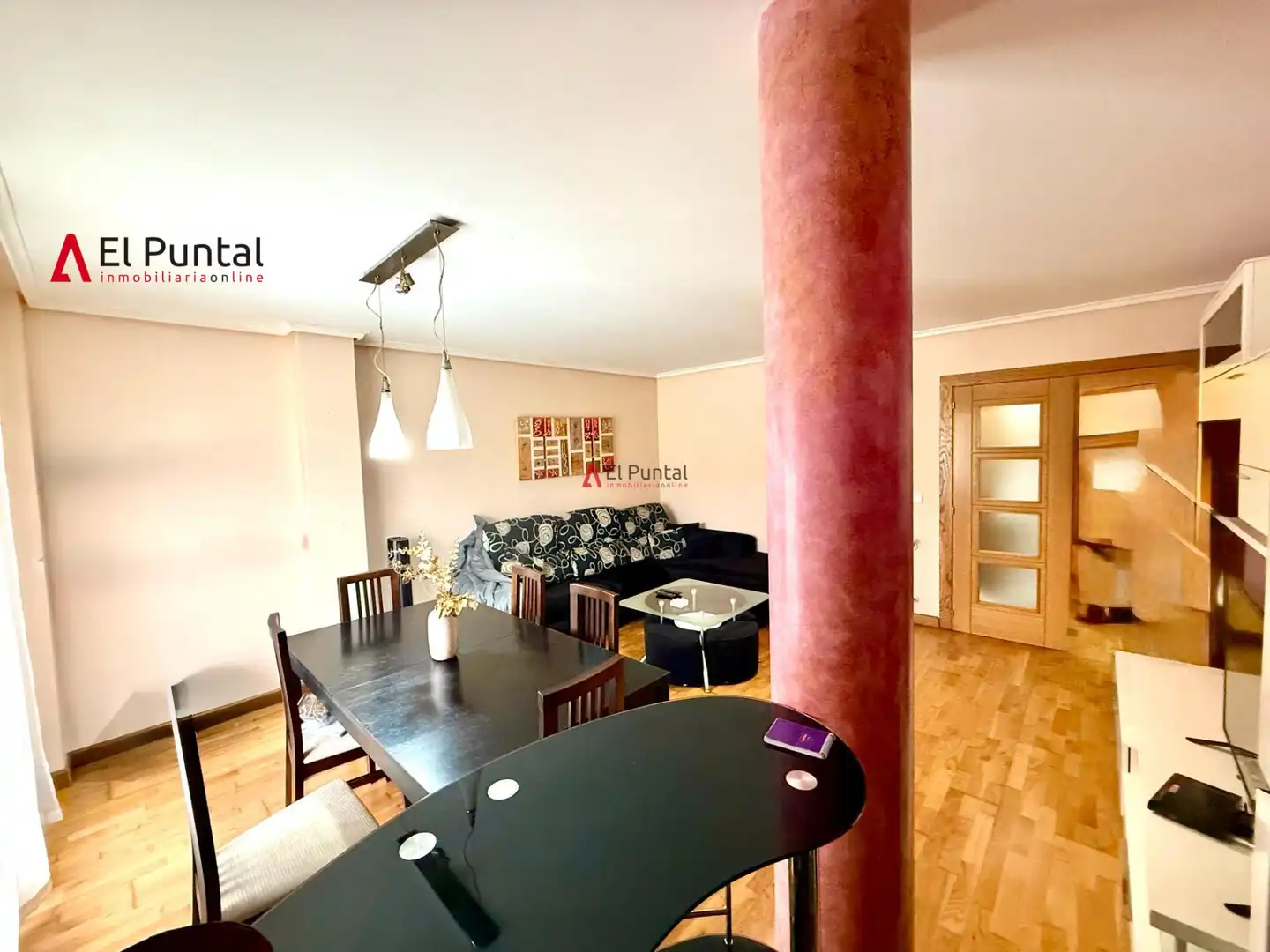 Wohnzimmer von Maisonette zum Verkauf in Piélagos mit Heizung, Parkett und Abstellraum