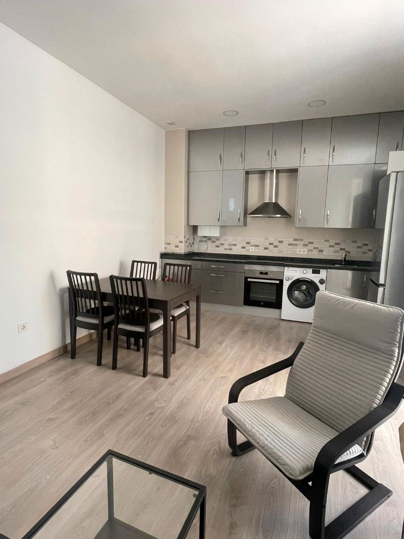 Kitchen of Flat to rent in  Cádiz Capital  with Furnished, Washing machine and Microwave