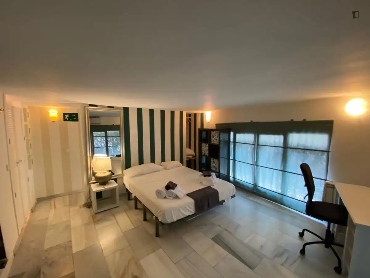 Habitación de Estudio de alquiler en Madrid con Aire acondicionado, Calefacción y Amueblado