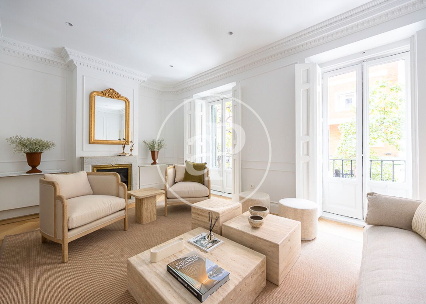 Living room of Flat for sale in  Madrid Capital  with Air Conditioner, Heating and Storage room