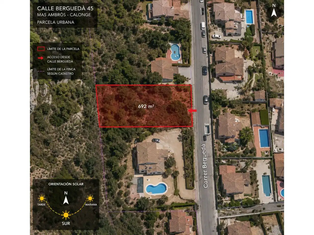 Terreny residencial en venda a Calle Berguedà 45