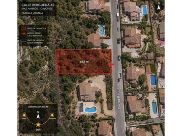 Terreno residencial en venta en Calle Berguedà 45