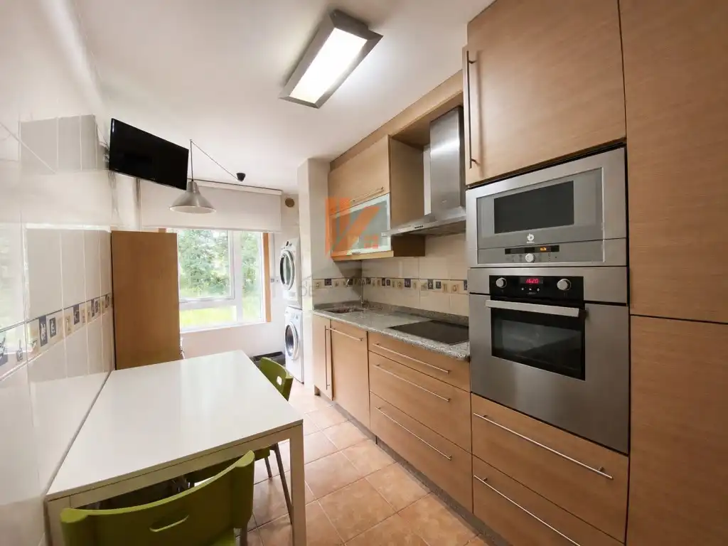 Kitchen of Flat for sale in Teo  with Private garden, Swimming Pool and Oven