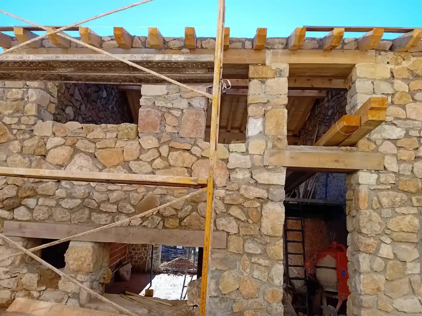 Vista exterior de Finca rústica en venta en Adrados con Jardín privado, Parquet y Trastero