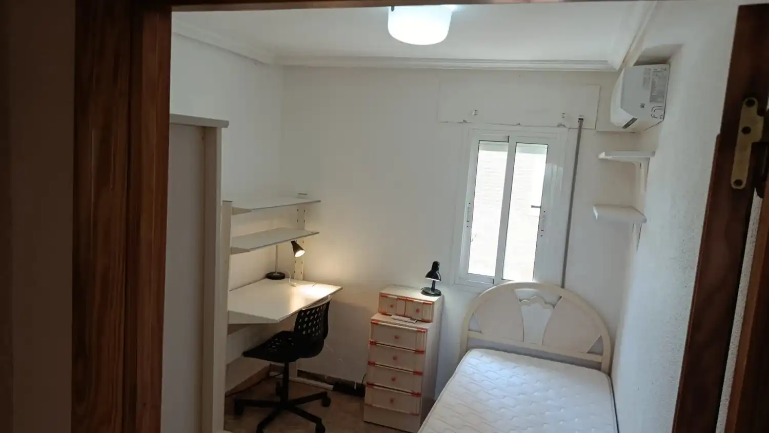 Bedroom of Flat for rent in Murcia  with Air Conditioner, Heating and Furnished