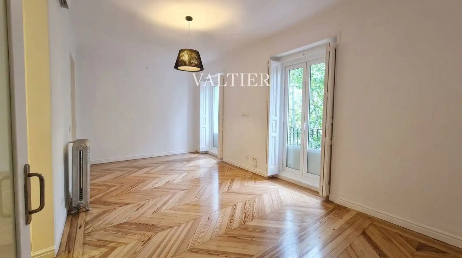 Wohnzimmer von Wohnung zur Miete in Madrid mit Klimaanlage, Heizung und Terrasse